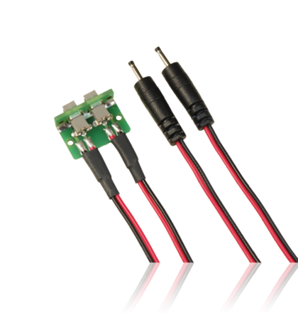 Prodloužení nabíjení pro 2 baterie, 50 cm