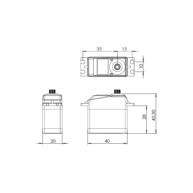 HBL669 HV Digitalní Servo brushless