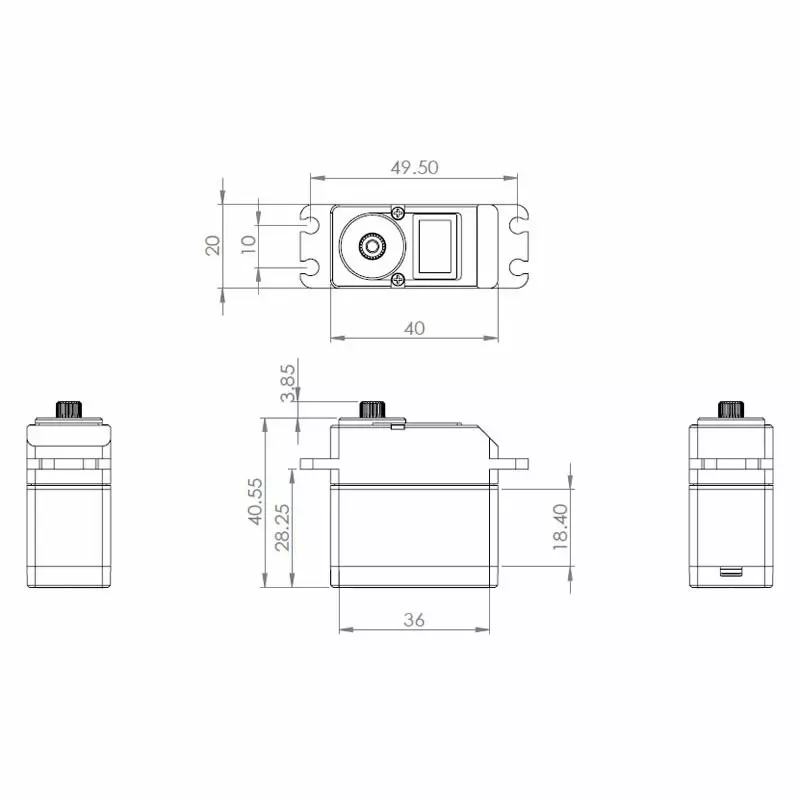 HV777A+ HV Digitalní Servo