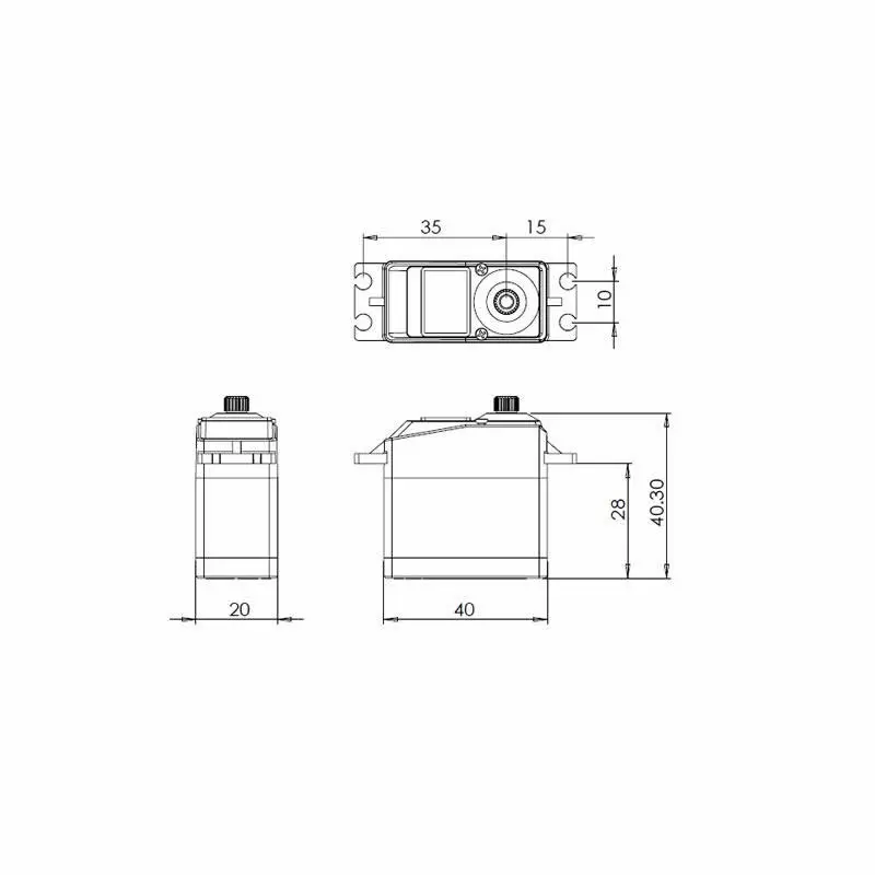 DS1009 Digitalní Servo