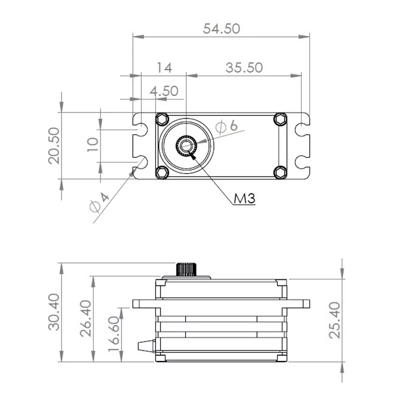 HBL550LX HV Digitalní Servo brushless série X5