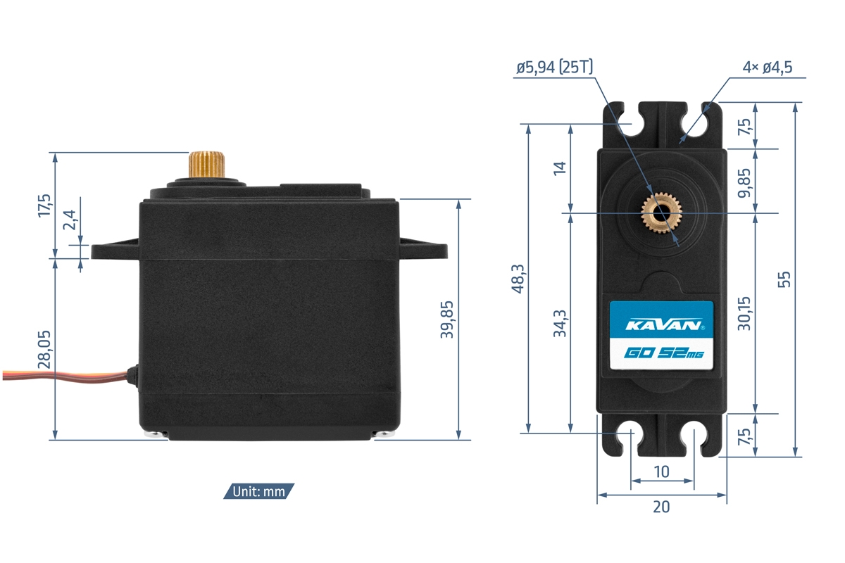 Servo Kavan GO - 52 MG