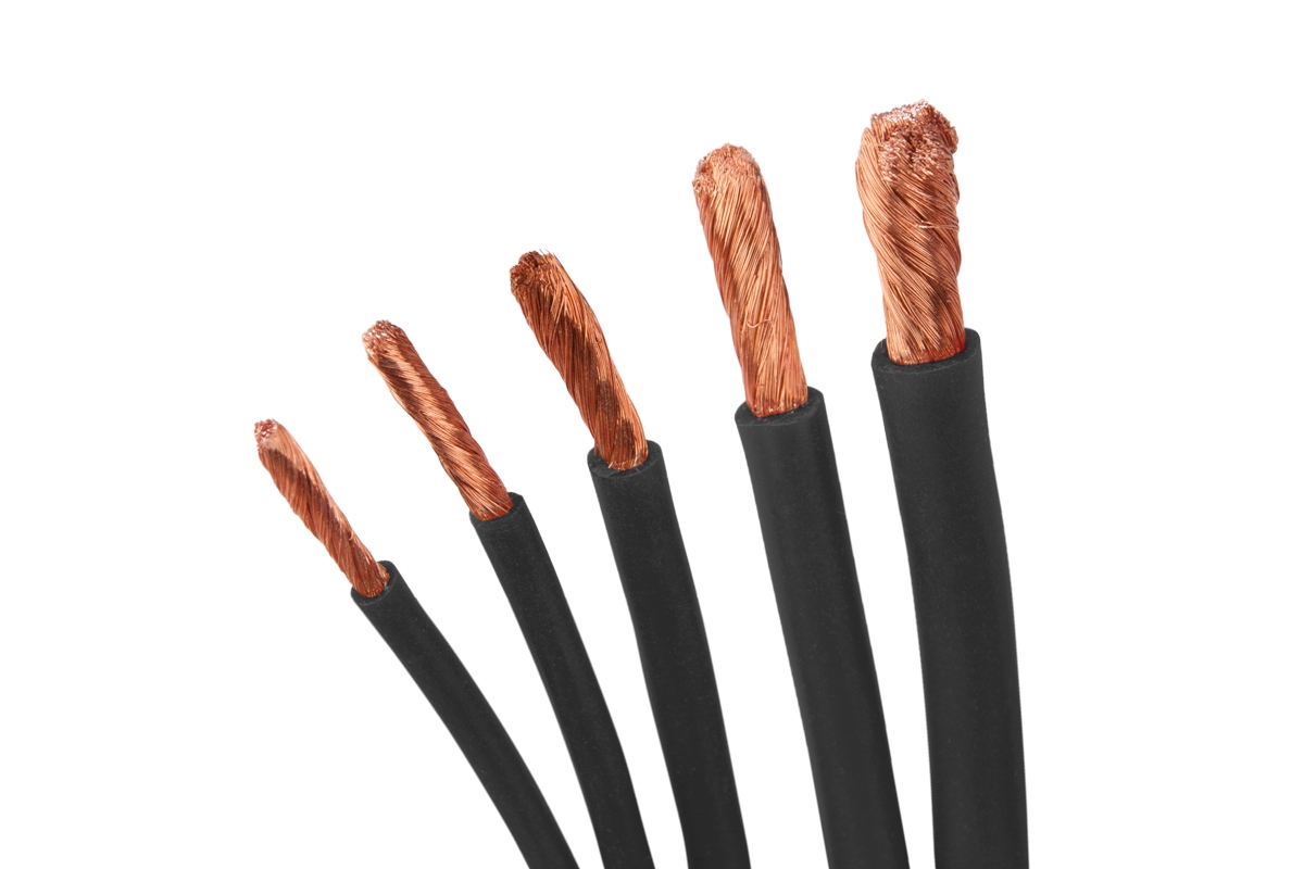 Silikonový kabel, 1,0 mm² - černý