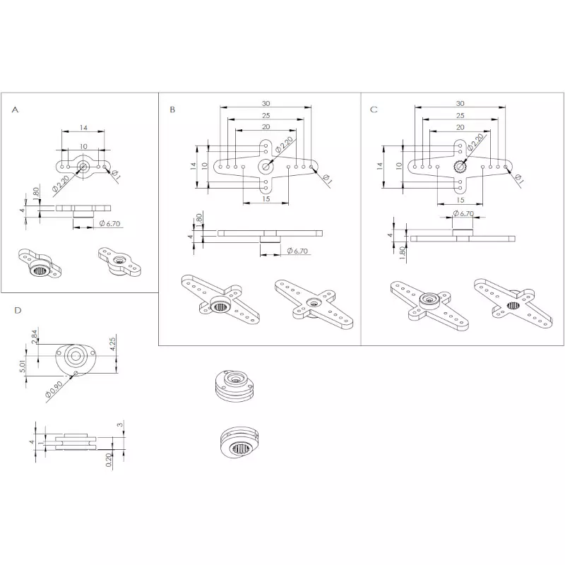 HV6120 HV Digitalní Servo