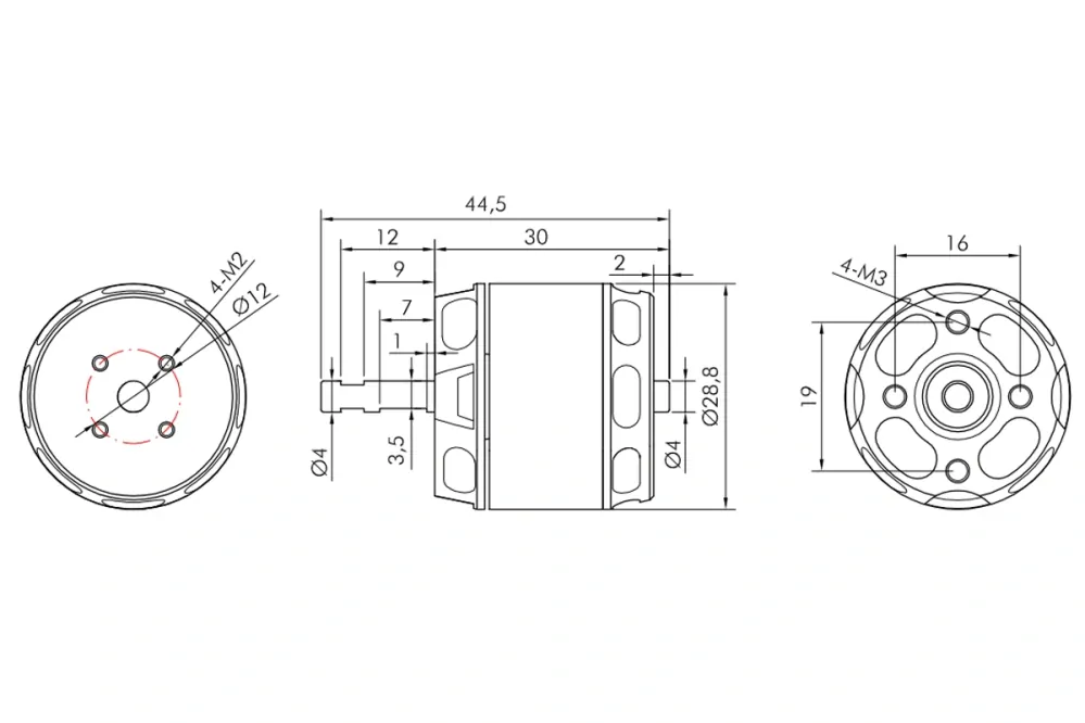 Elektromotor KAVAN Brushless Motor PRO 2830-1100