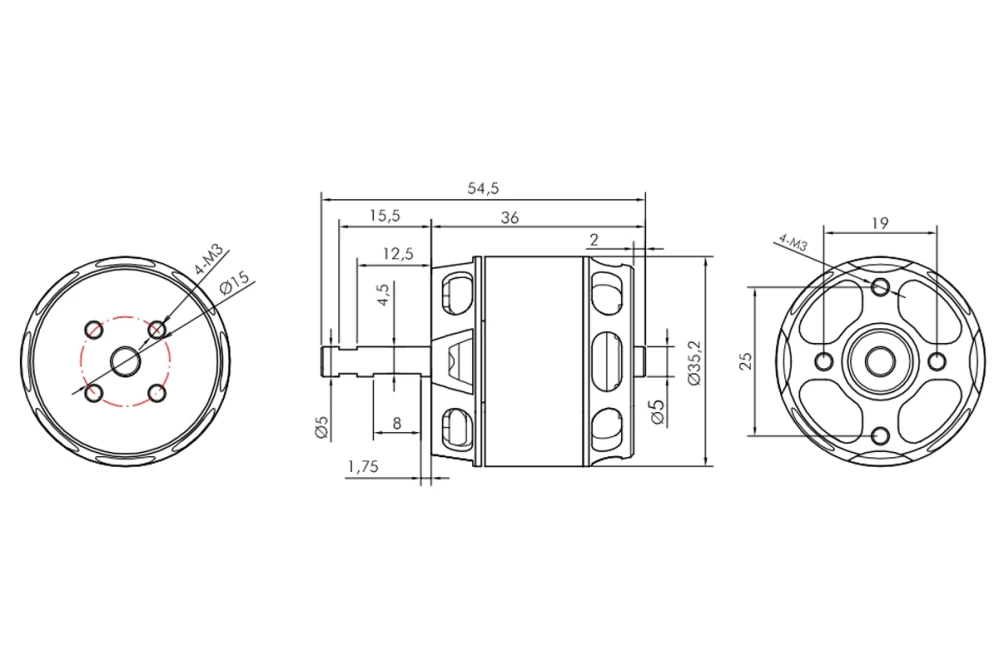 Elektromotor KAVAN Brushless motor PRO 3536-850