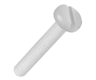 Polyamidový šroub pr. 4x20 mm - bílý