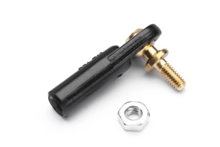 Kulový čep V1, průměr 4mm, M2/M2 - krátký