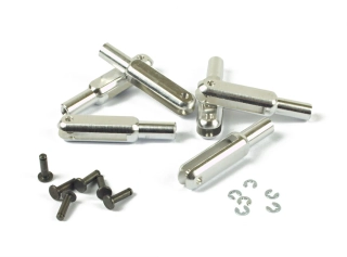 Vidlička dural délka 40mm, drážka 3, čep pr. 2,5mm, M3 bal. 6 ks