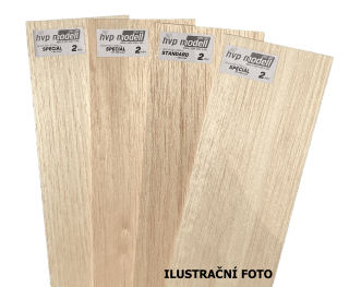 Balsa STANDARD 0,6x100x1000mm