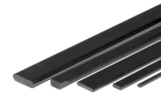 Uhlíková pásnice 2 x 6 x 1000mm