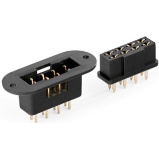 MPX konektor 8 pin černý do křídel