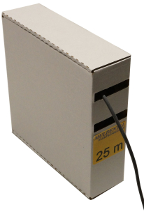 Silikonový kabel, 4,0 mm² - černý